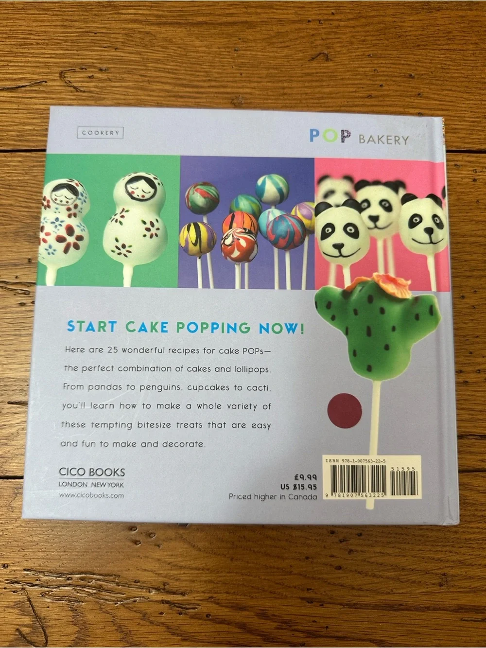 Pop Bakery Cookbook by Clare O'Connell - Colorful Cake Pops